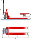 Palettenhubwagen mit Waage