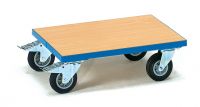 Eurokastenroller mit Holzplattform b�ndig mit Rahmen