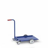 Eurokastenroller mit Stahlblechplattform