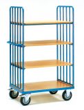 Etagenwagen mit 4 Bden, Stirnwnde mit Streben, H 1800 mm