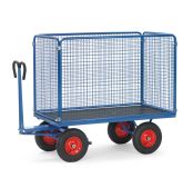 Handpritschenwagen mit Drahtgitterwnden, 1000 mm hoch
