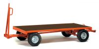 Industrie-Anhnger mit 4-Rad Achsschenkel-Lenkung
