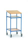 Rollpult mit Schreibfl�che und 2 Ablageb�den, Ladefl�che 500 x 6