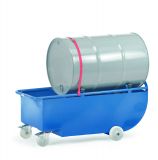 Fasskipper, mit Auffangwanne und Hebelstange, fahrbar