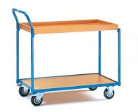 Tischwagen mit 1 Kasten, Griff hochstehend