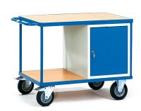 Tischwagen mit 1 Schrank und 2 Ladeflchen