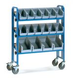 Montagewagen mit K�sten, einseitige Ausf�hrung