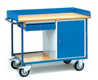 Werkstattwagen mit Umrandung, 1 Schrank und 1 Schublade
