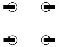 4 Lenkrollen