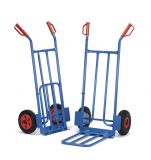 Paketkarren250 kg, Hhe 1150 mm, mit Klappschaufel