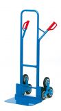 Treppenkarren Stahl200 kg, H�he 1300 mm, mit 2 dreiarmigen Rad-S