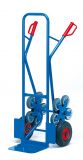 Treppenkarren Stahl200 kg, Hhe 1300 mm, mit 2 fnfarmigen Rad-S
