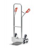 Treppenkarren Alu200 kg, Hhe 1300 mm, dreiarmige Rad-Sterne