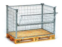 Palettenaufsatzrahmen1500 kg, Ladeflche 1200x800mm, Stapelhhe 