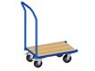 Eurokastenroller mit Holzplattform b�ndig mit Rahmen und Schiebe