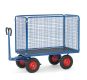 Handpritschenwagen mit Drahtgitterwnden, 1000 mm hoch