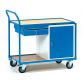 Tischwagen mit 1 Schrank und 1 Schublade, umlaufender Rand