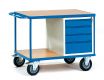 Tischwagen mit 4 Schubladen und 2 Ladeflchen